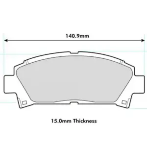 Pastillas de freno delanteras 1352 Pro Race (PBS Brakes)