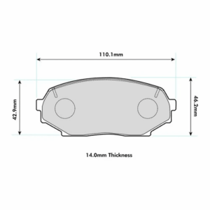 Pastillas de freno delanteras 1178 Pro Race (PBS Brakes)