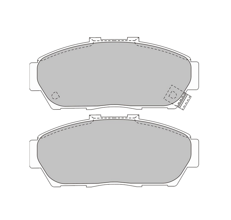 Pastillas de freno delanteras 1292 Pro Track primeros Integra DC2 JDM (PBS Brakes)