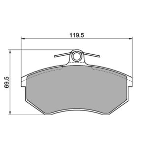 Pastillas de freno delanteras 1327 Pro Race (PBS)