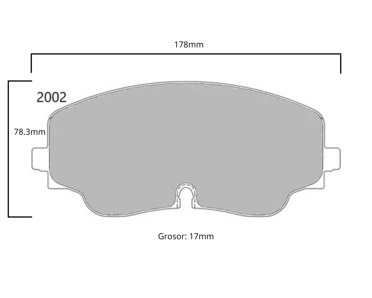 Pastillas de freno delanteras 2002 Pro Track (PBS Brakes)
