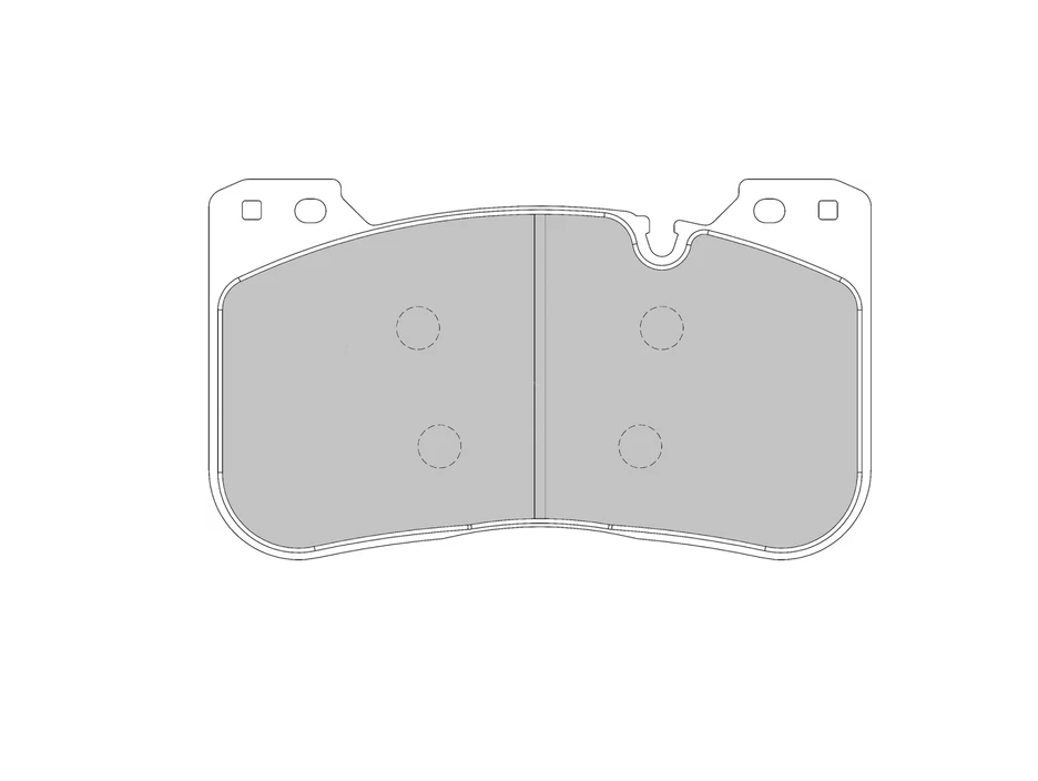 Pastillas de freno delanteras 2300 Pro Comp S1 - M3/M4 G8X con discos de 400mm (PBS Brakes)