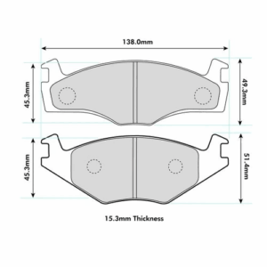 Pastillas de freno delanteras 399 Pro Race (PBS Brakes)