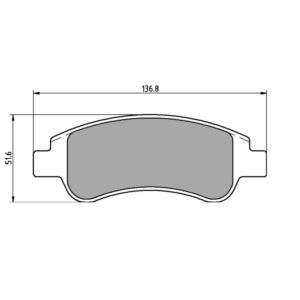 Pastillas de freno delanteras 8172 Pro Track (PBS Brake)
