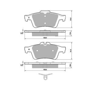 Pastillas de freno traseras 8283 Pro Race (PBS Brakes)