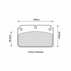 Pastillas de freno Pro Race -  Pinza Wilwood Dynalite trasera (PBS Brakes)
