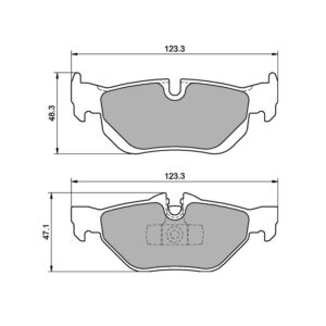 Pastillas de freno traseras 8324 Pro Track (PBS Brakes)