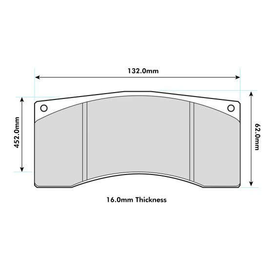 Pastillas de freno delantera 8392 Pro Comp S1 (PBS Brakes)