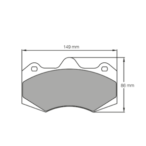 Pastillas de freno delanteras 8444 Pro Race (PBS)