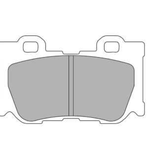 Pastillas de freno traseras 8463 Pro Race (PBS Frenos)