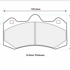 Pastillas de freno 8504 Pro Race (PBS Brakes)
