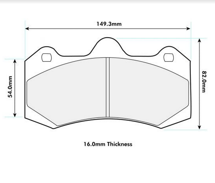 Pastillas de freno 8504 Pro Race (PBS Brakes)