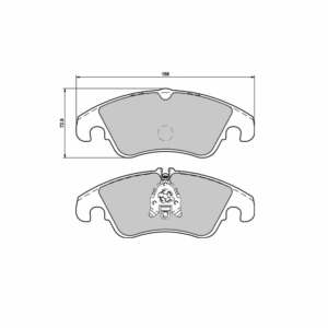 Pastillas de freno delanteras 8572 Pro Track (PBS Brakes)