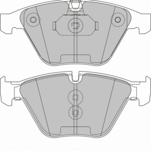 Pastilla de freno delanteras 8596 Pro Track (PBS Brakes)