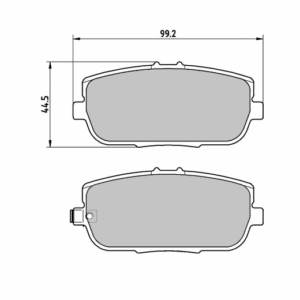 Pastillas de freno traseras 8614 Pro Race (PBS Brakes)