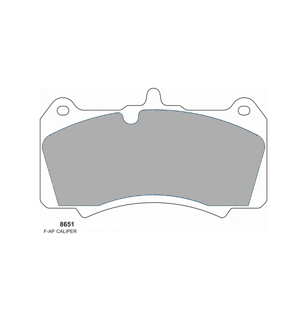 Pastillas de freno 8651 Pro Race (PBS Brakes)