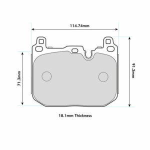 Pastillas de freno delanteras 8685 Pro Track (PBS Brakes)
