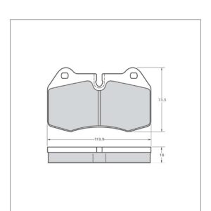 Pastillas de freno delanteras 904 Pro Race (PBS Brakes)