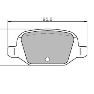 Pastilla de freno traseras 989 Pro Track (PBS Brakes)